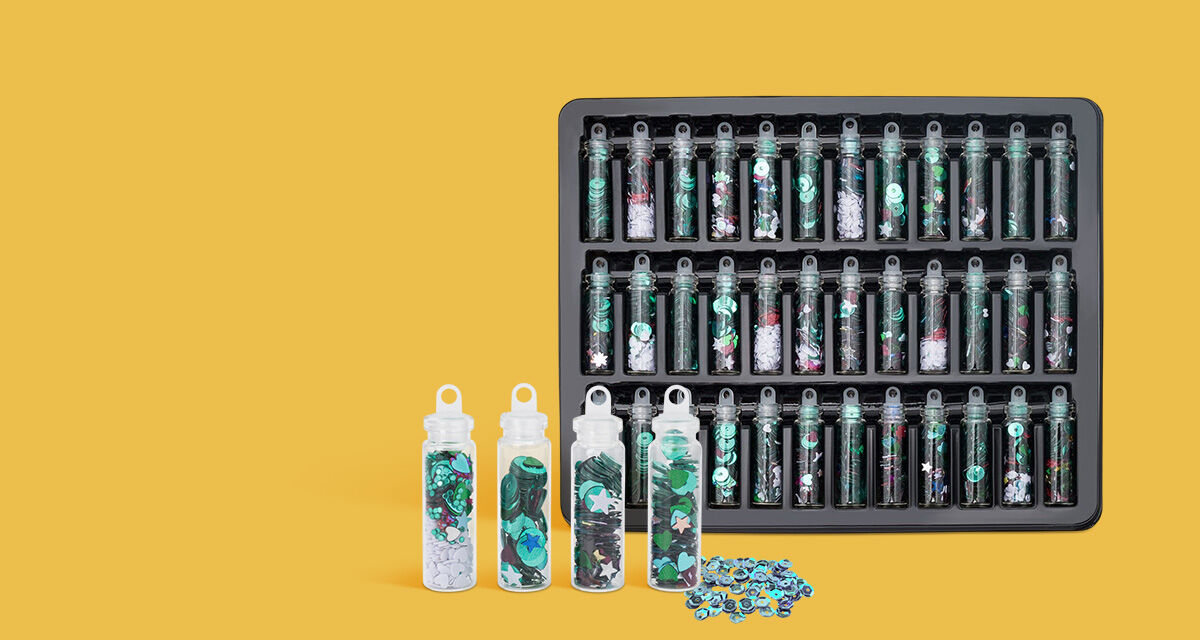 Наборы декоративных блесток<br>для творчества