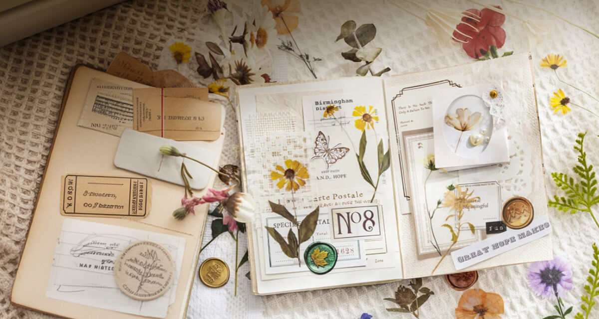 Набор наклеек «Сухоцветы»